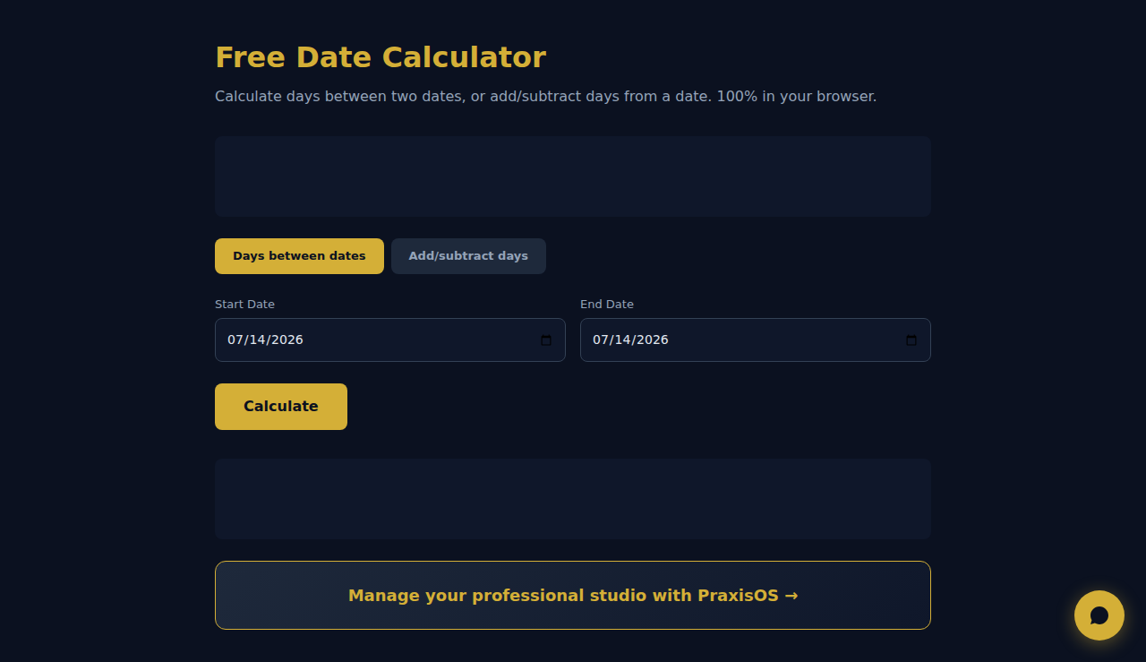 Calculateur de dates gratuit - S.C.A.L.A.