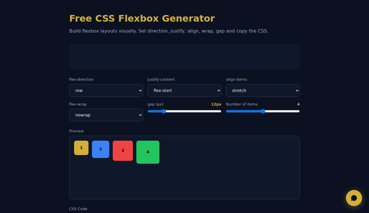 Gerador Flexbox CSS Gratis - S.C.A.L.A.