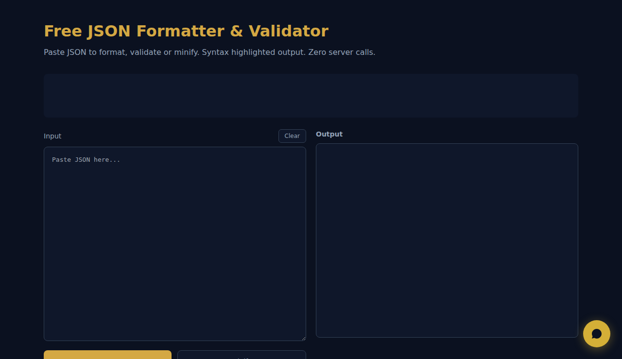 Formattatore JSON Gratis - S.C.A.L.A.