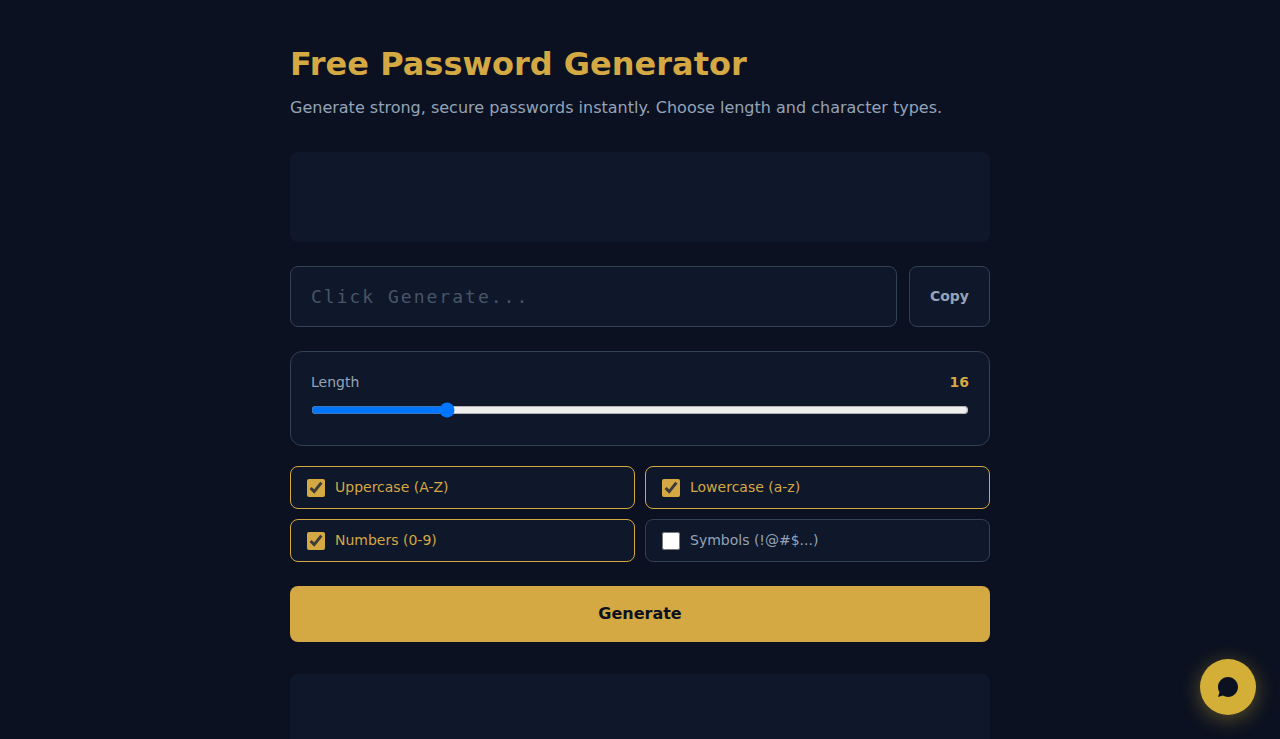 Kostenloser Passwort-Generator - S.C.A.L.A.